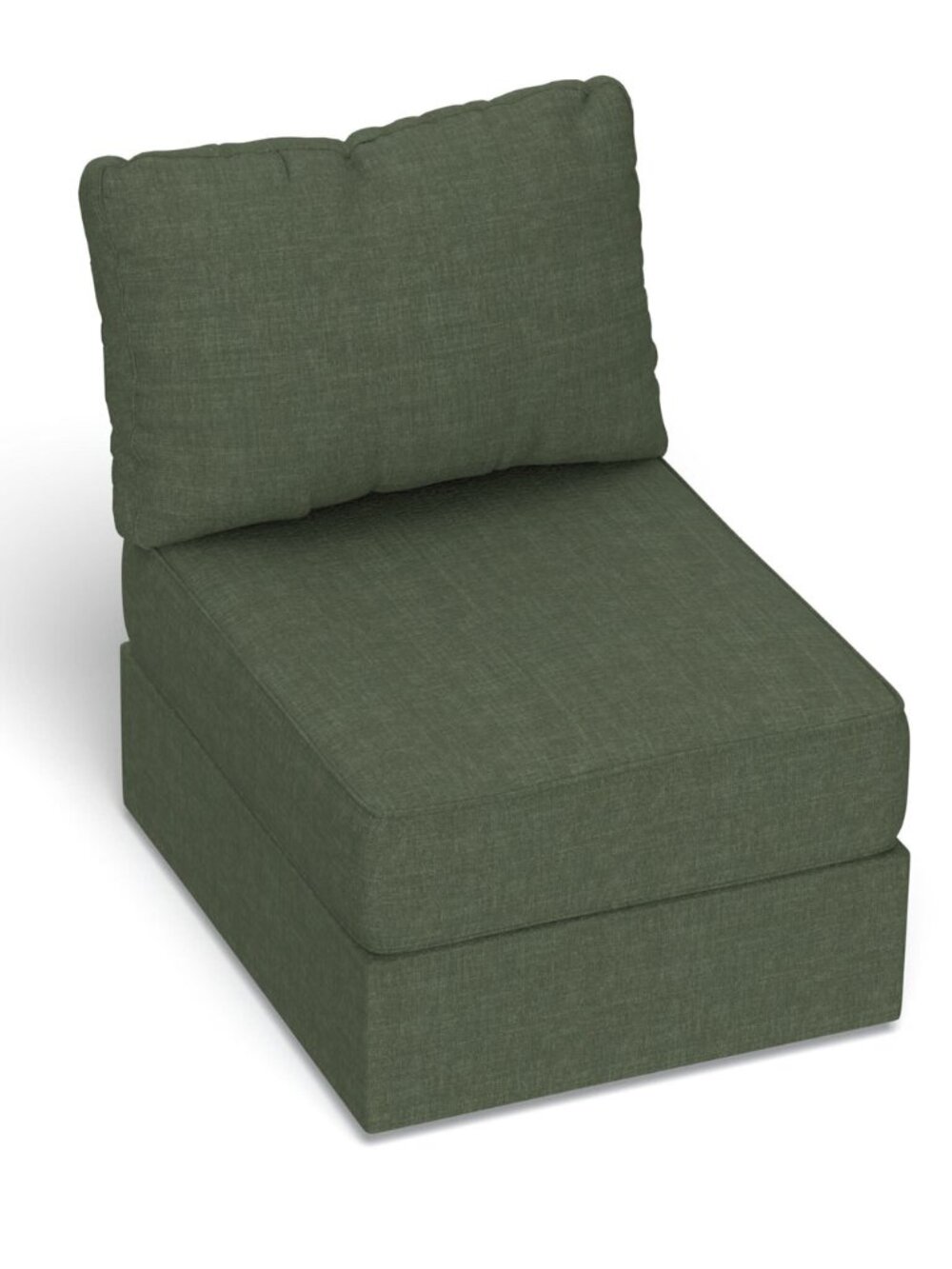Lovesac Deep Seat Cover Set: Moss Etched Chenille